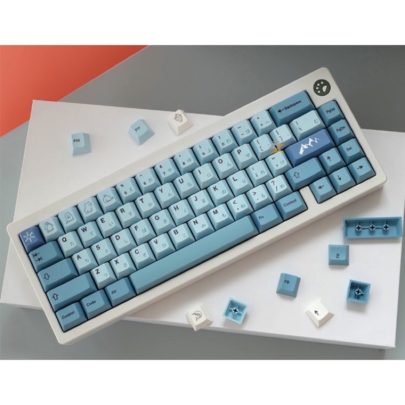 Set Keycap Thick Pbt Cherry Iceberg 142 Nút Cho Bàn Phím Cơ