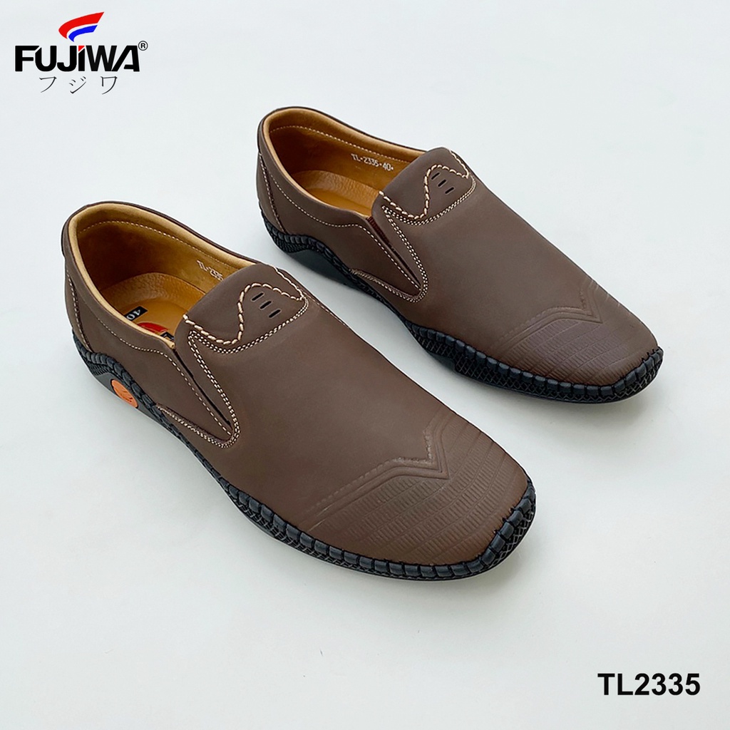 Giày Lười Da Bò FUJIWA - TL2335. Da Thật Nguyên Miếng. Được Đóng Thủ Công (Handmade). Size:  38, 39, 40, 41, 42, 43