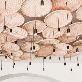 Mẹt tre trang trí trần đủ size mẹt viền mây