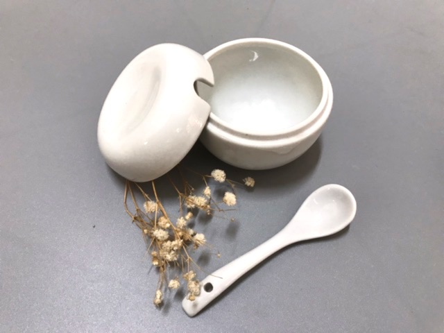 Hũ đựng gia vị sứ Bát Tràng men trắng | BigBuy360 - bigbuy360.vn