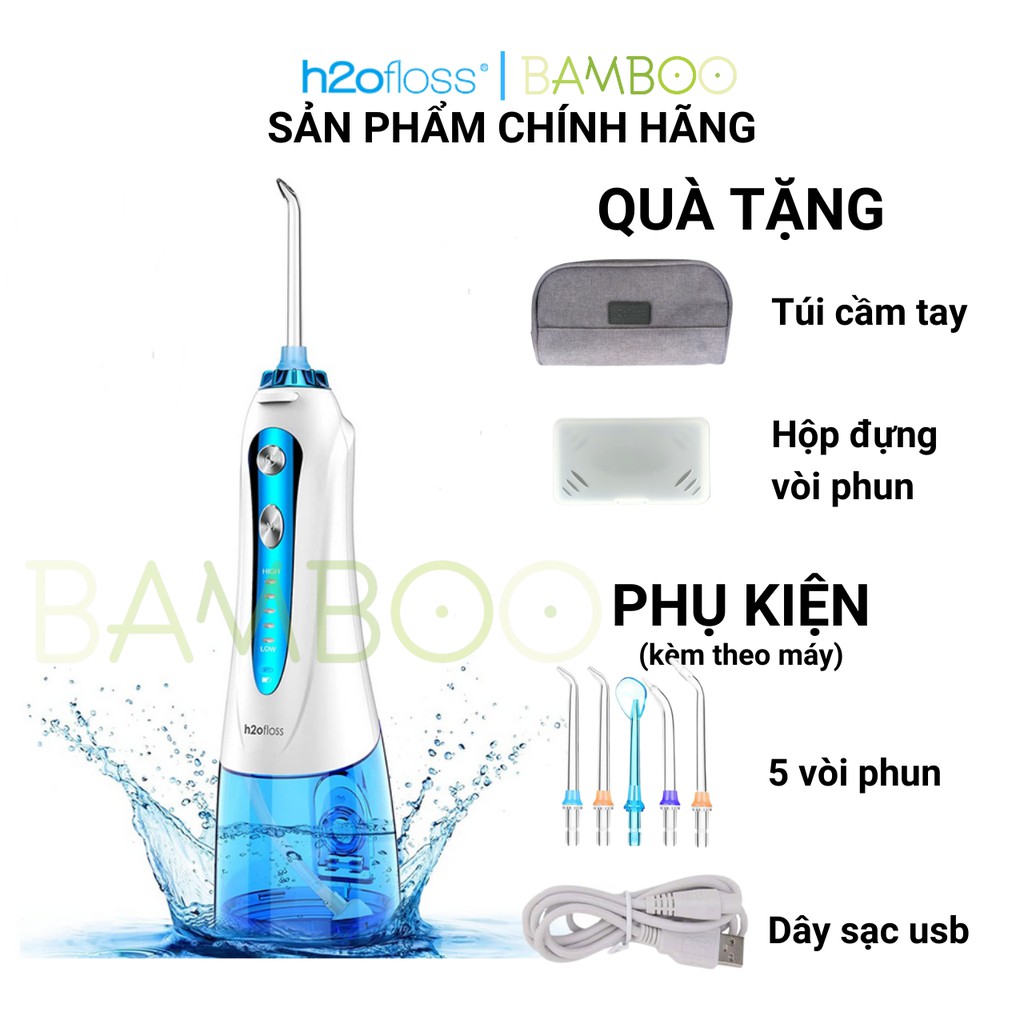 [Mã BMBAU300 giảm 10% đơn 499K] Máy tăm nước, tăm nước h2ofloss HF6, HF6P, HF9P phiên bản 2021