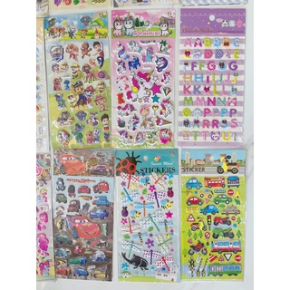 Hình dán đồ chơi sticker 3D nổi cho bé