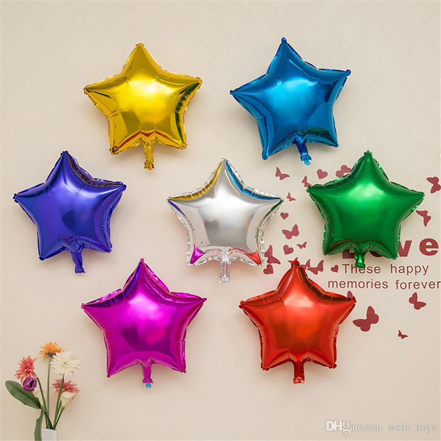 Bong bóng kiếng ngôi sao 20cm nhỏ Star Foil balloon 10'