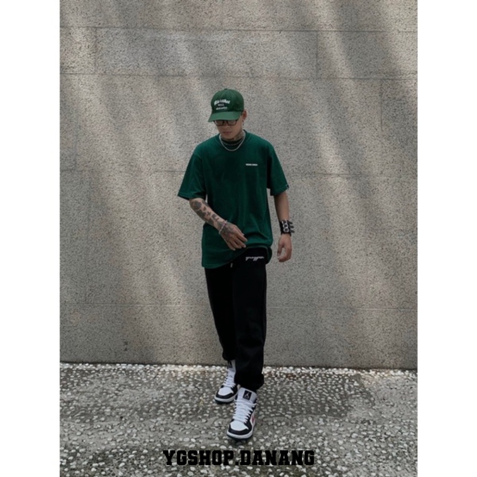 Quần Nỉ YOUNG GREEN Basic Sweatpants - Thêu