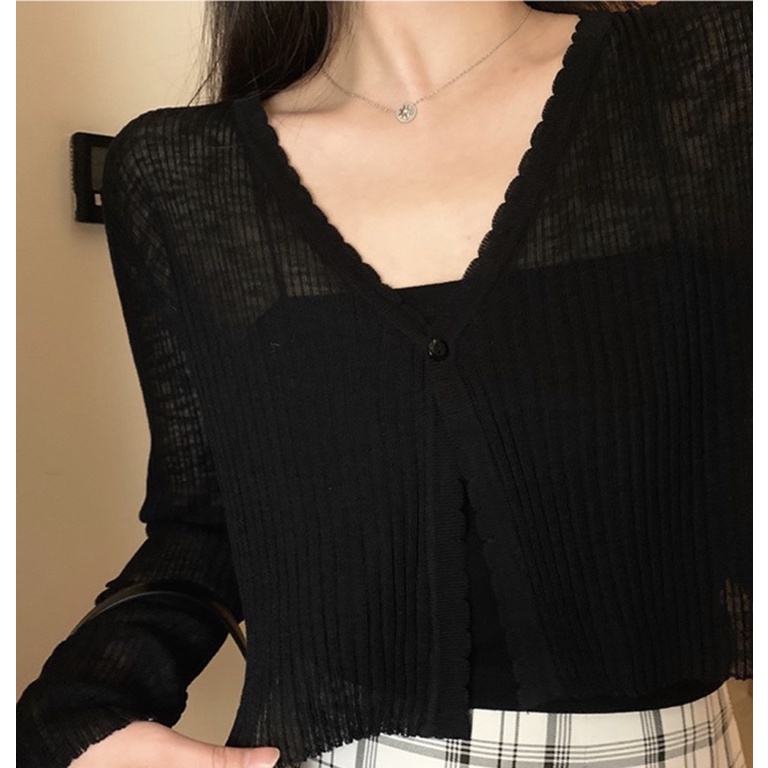 Khoác Cardigan Mỏng Nhẹ Dễ Phối Đồ | BigBuy360 - bigbuy360.vn