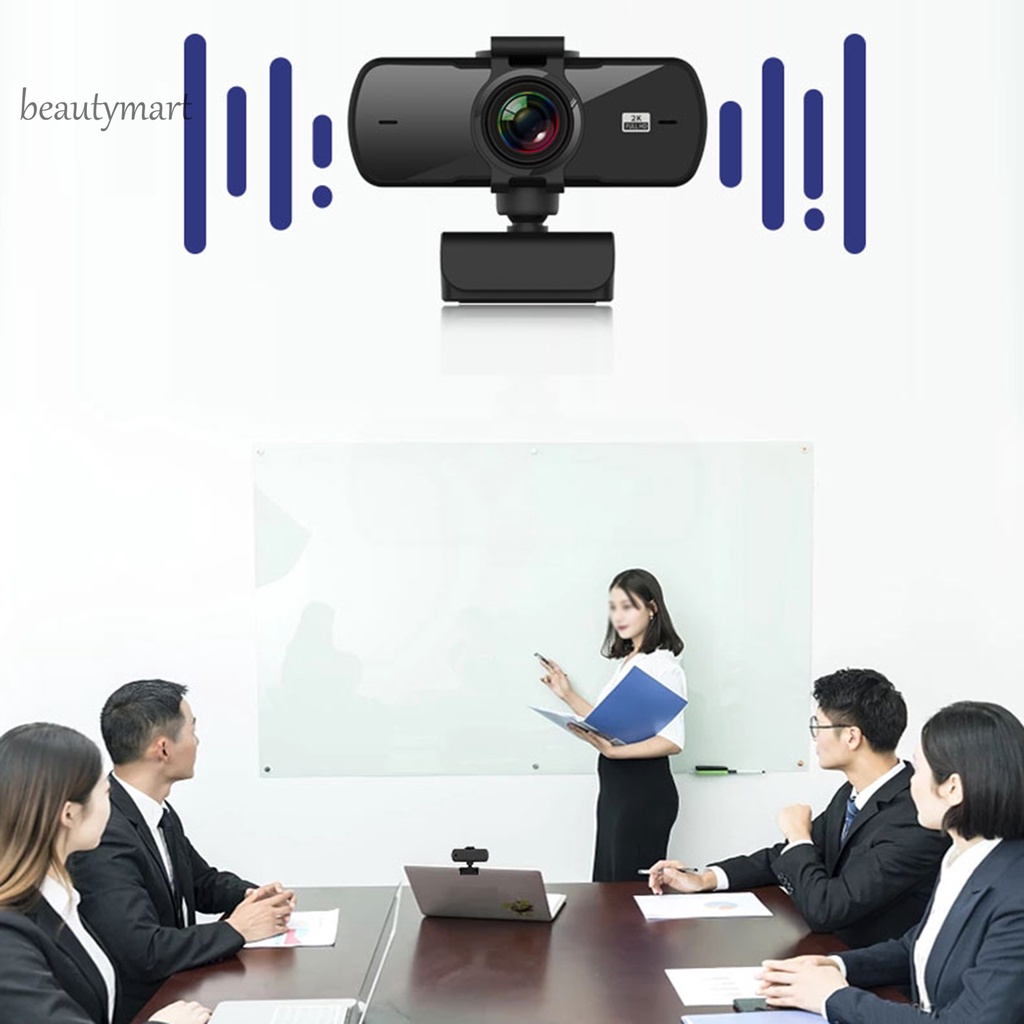Webcam 2k Xoay 360 Độ Kèm Micro Tiện Dụng Cho Máy Tính | BigBuy360 - bigbuy360.vn