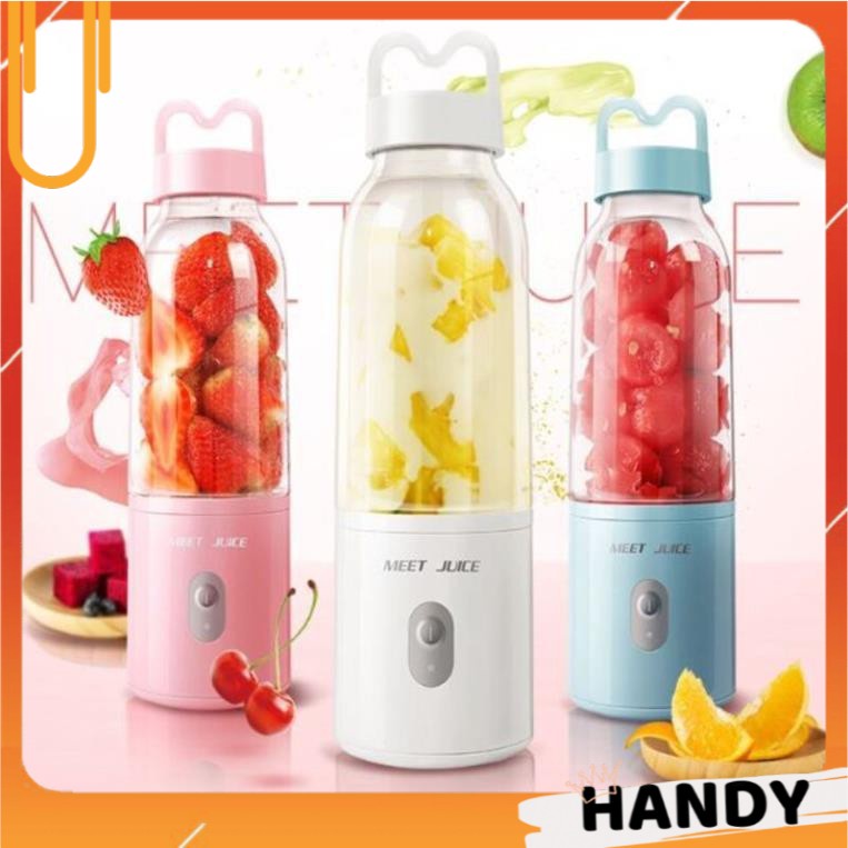 Máy Xay Sinh Tố, Máy Say Sinh Tố Cầm Tay 500ML 1 Cốc Juicer Cup, Xay Sinh Tốc Cực Mạnh Bảo Hành 12 Tháng