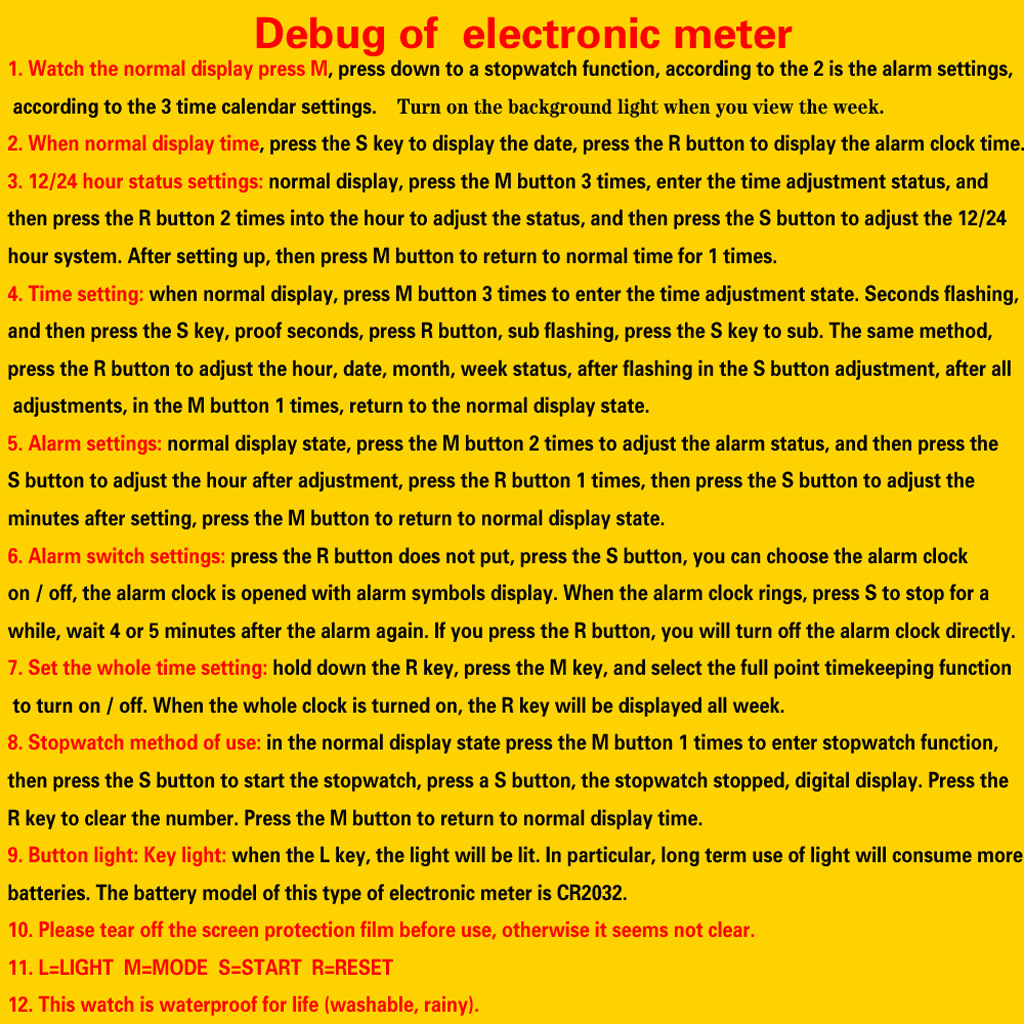  Đồng Hồ Điện Tử Chống Nước Đa Năng Thời Trang | BigBuy360 - bigbuy360.vn