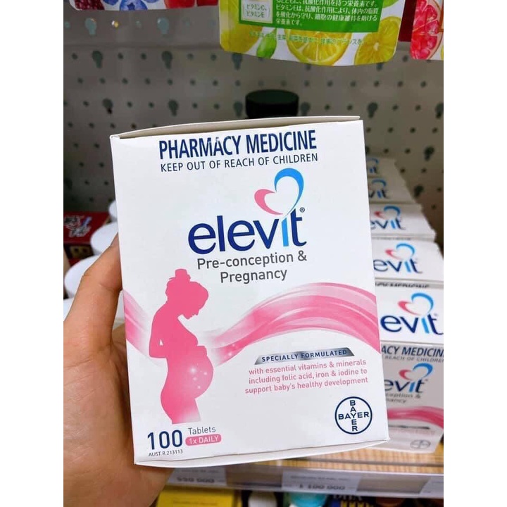 Vitamin Tổng Hợp Elevit Cho Mẹ Bầu 100 Viên
