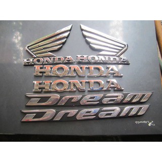 bộ tem nổi bạc cho xe dream