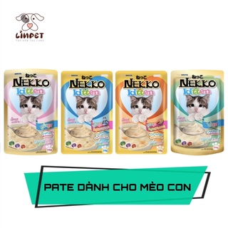 Pate Nekko Kitten dạng gói nhập khẩu Thái Lan 70g