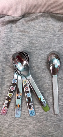 5 Muỗng inox 304 dài 13cm