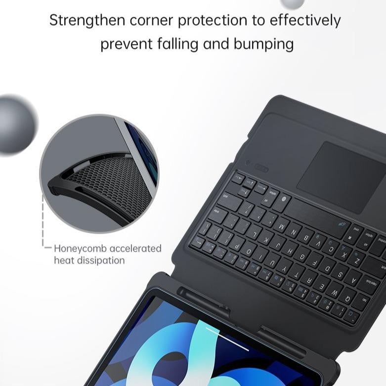 Bao da bàn phím Bluetooth Benks cho iPad Pro 11.0 inch 2018/2020/2021/Air 3/4/10.9/10.5/10.2/Gen 7/8/9 Keyboard case