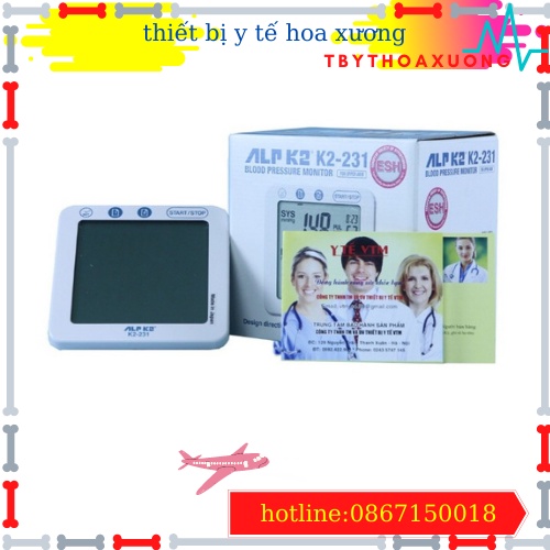 [Hàng Chính Hãng] Máy Đo Huyết Áp Bắp Tay ALPK2 K2-231 - Make In Japan