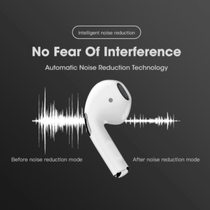 Tai nghe bluetooth tws pro4 nhỏ không dây hifi phong cách thể thao cho android Cherrystore999