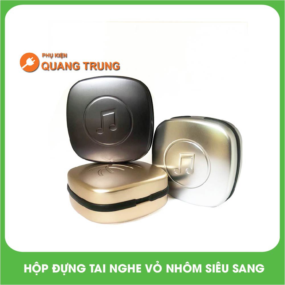 HỘP ĐỰNG TAI NGHE VỎ NHÔM SIÊU SANG CHẢNH