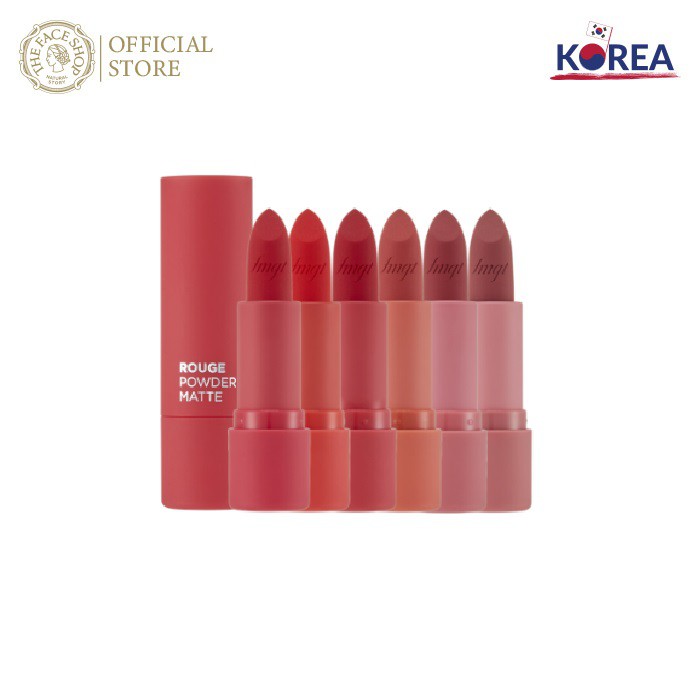 Son Môi Trang Điểm TheFaceShop Rouge Powder Matte 3.2g