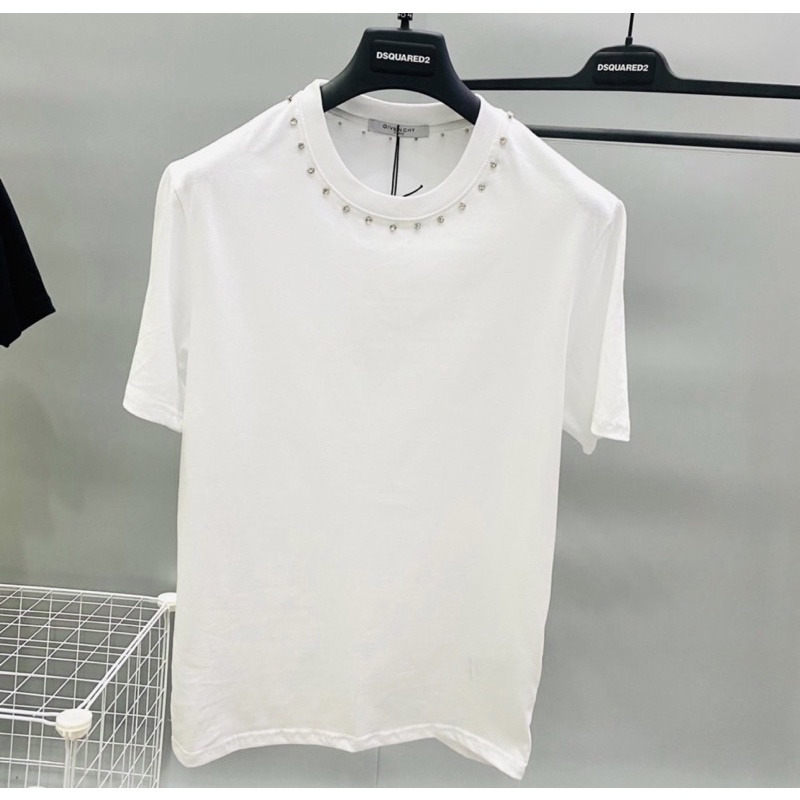 Áo phông cổ tròn có hoạ tiết đơn giản, Áo cộc tay mùa hè thời trang nam nữ phong cách hàn quốc btshop từ 45 đến 75 kg