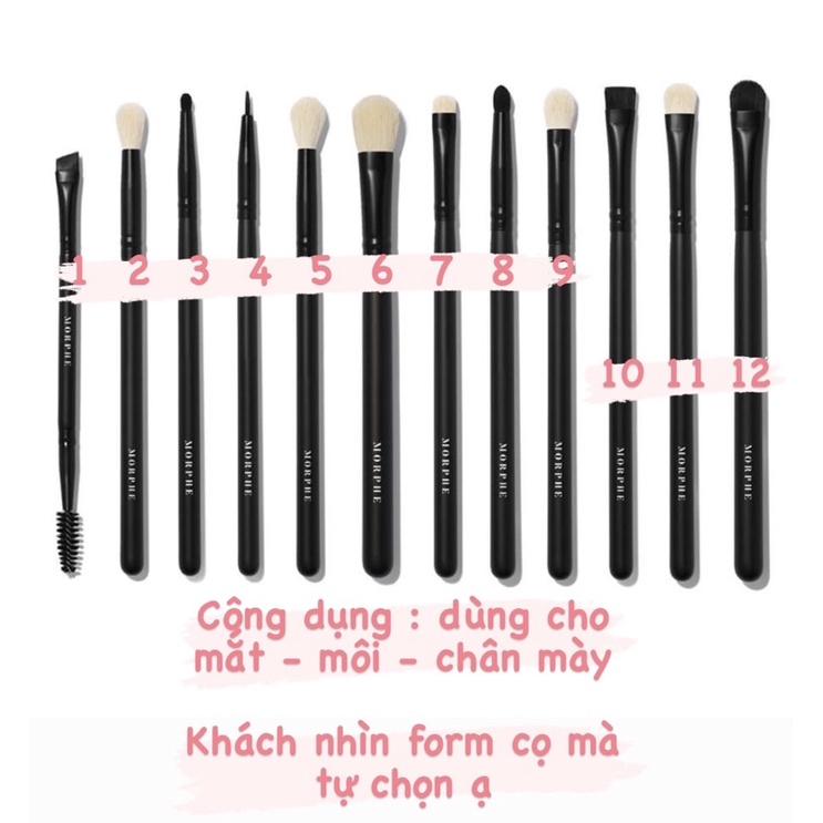 Cọ fullsize Morphe thân đen