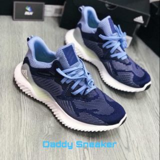 Giày sneaker anphabounce xanh thấp cổ