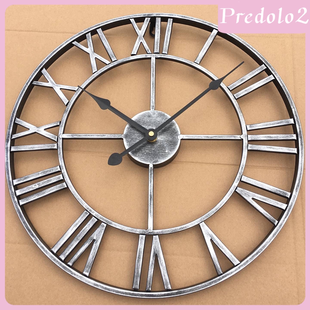 [Predolo2] Đồng Hồ Treo Tường Phong Cách Retro 16x2inch