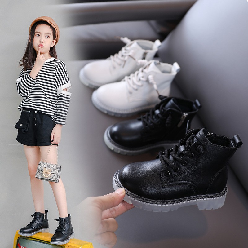 Giày bốt đế mềm chống trượt năng động cho bé trai và bé gái