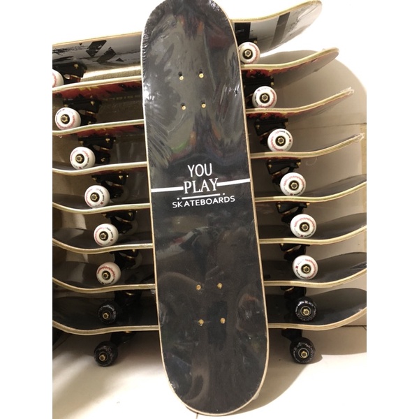 Ván trượt Skateboard chịu lực lên đến 100kg MẶT NHÁM ĐEN ĐẲNG CẤP