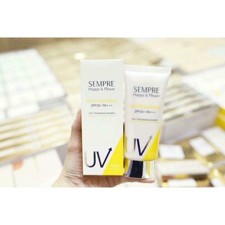 Kem Chống Nắng Geo Lamy Sempre Happy & Please Skin Fit Sunblock SPF50+ PA+++