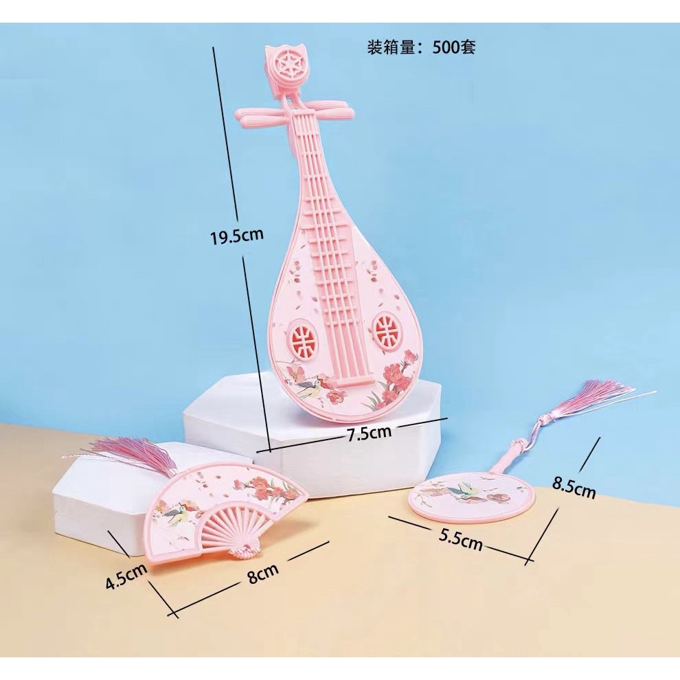 Bộ 3 chi tiết nhựa đàn-quạt