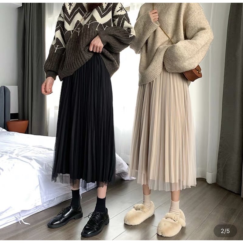 Chân váy dập ly to 🎀[ kèm HÌNH THẬT ] | BigBuy360 - bigbuy360.vn