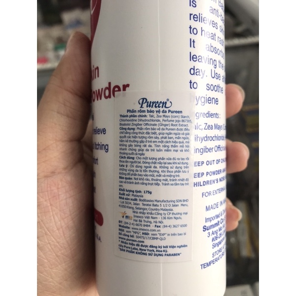 PHẤN RÔM PUREEN XANH & ĐỎ  - HÀNG CHÍNH HÃNG