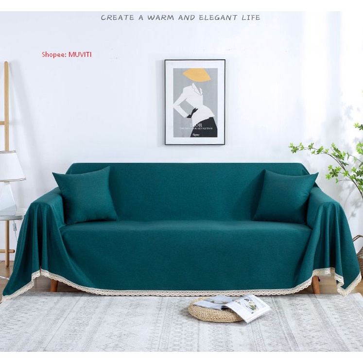 Khăn phủ sofa chống mèo cào, vải bọc ghế sofa chống dính - 148