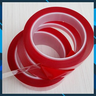 ☘Rẻ Vô Địch☘ Băng Keo, Băng Dính 2 Mặt Trong Suốt Chất Liệu Acrylic Siêu Dính