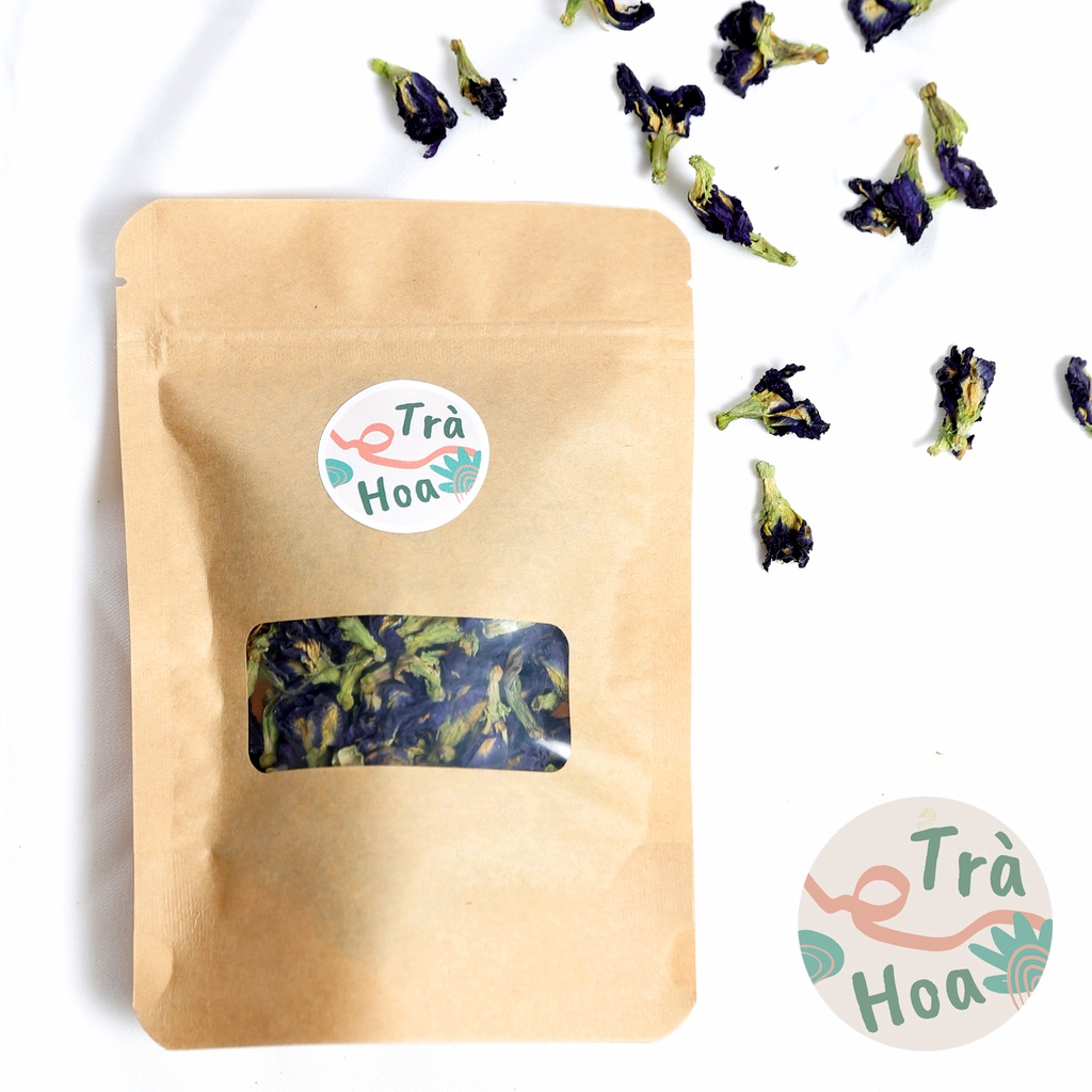 Trà Hoa Đậu Biếc sấy khô nguyên bông - Kiểm soát đường huyết, Ngăn ngừa lão hóa sớm