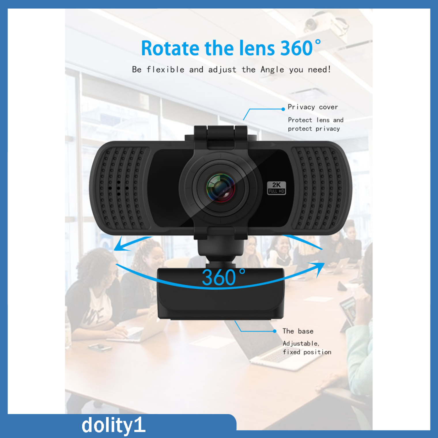 Webcam Độ Phân Giải Full Hd 4mp Usb 2k Kèm Mic Cho Máy Tính, Laptop | BigBuy360 - bigbuy360.vn