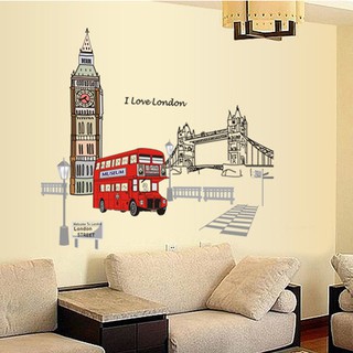 Decal Dán Tường Thành Phố London 1
