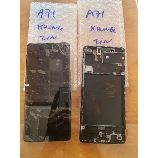 màn hình samsung A71 zin khung,màn cnm phản quang,màn oled 2ic