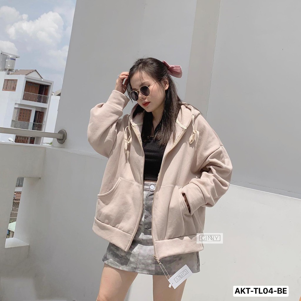 Áo khoác thun Mira | Ao khoác thun | Áo khoác thun áo nỉ | Áo khoác nữ đẹp | BigBuy360 - bigbuy360.vn