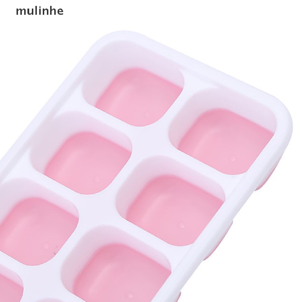 Khuôn silicone làm đá viên có nắp đậy tiện lợi