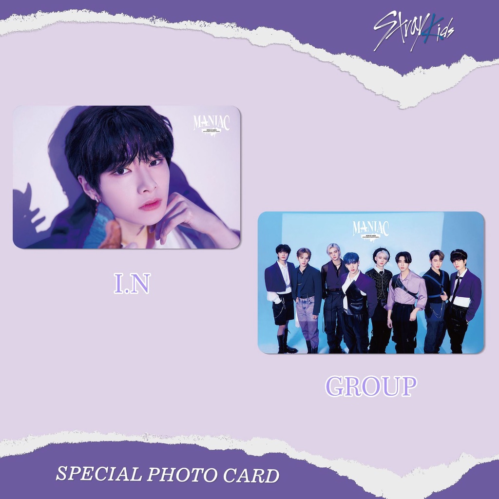 StrayKids Album MANIAC Concept Photo Stray Kids Official Card