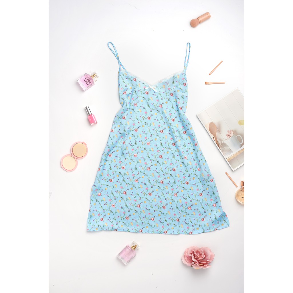 Đầm ngắn VERA hai dây phối ren-0350 | BigBuy360 - bigbuy360.vn