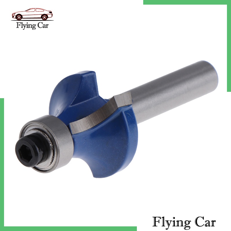 [giá giới hạn] 1/4 Shank Woodworking Router Bit Radius Round Over Dual Edge Cutter 1/2''