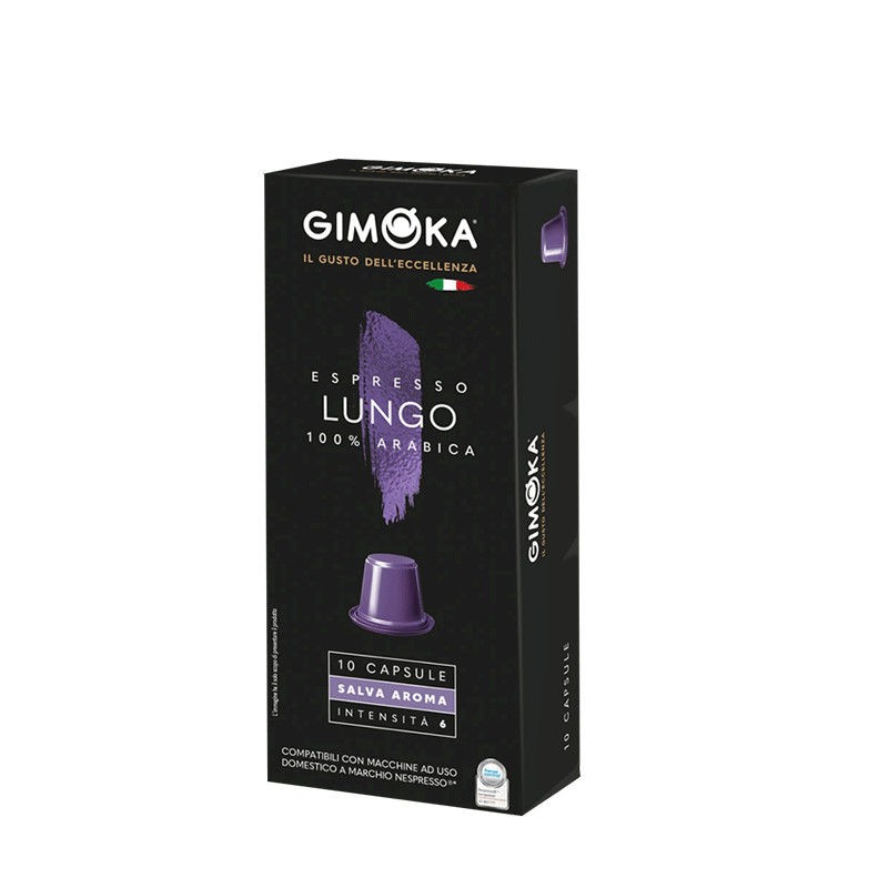 ◈☇◘Viên nén cà phê GIMOKA của Ý tương thích với máy pha Nestlé Nespresso, có sẵn 6 hương vị