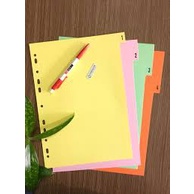 Bìa phân trang 5 màu giấy Grand