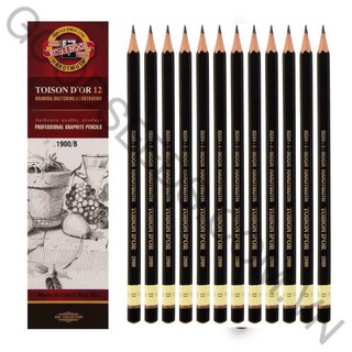 Bút chì tiệp KOH-I-NOOR 1900 HB....8B