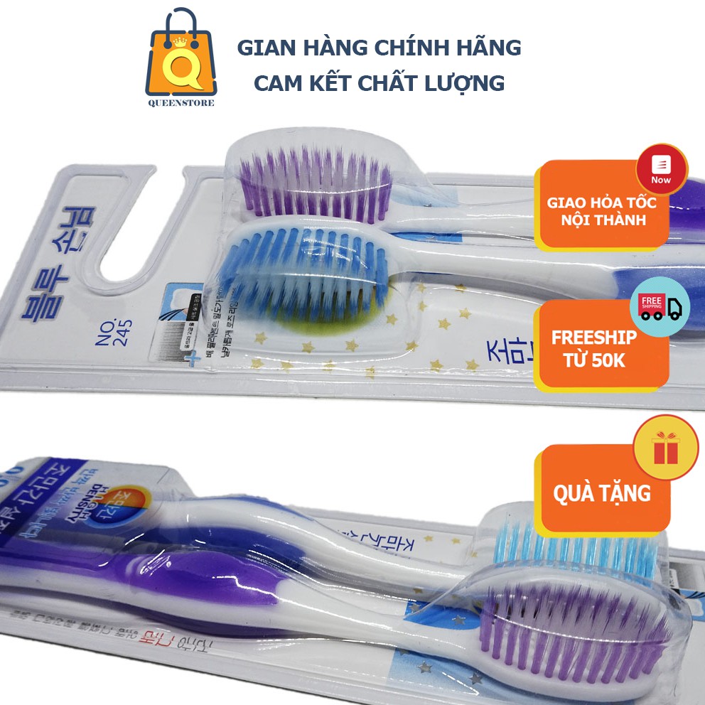 Bàn chải đôi Blue Clean Hàn Quốc Mềm Mại Loại Xịn - QueenStore