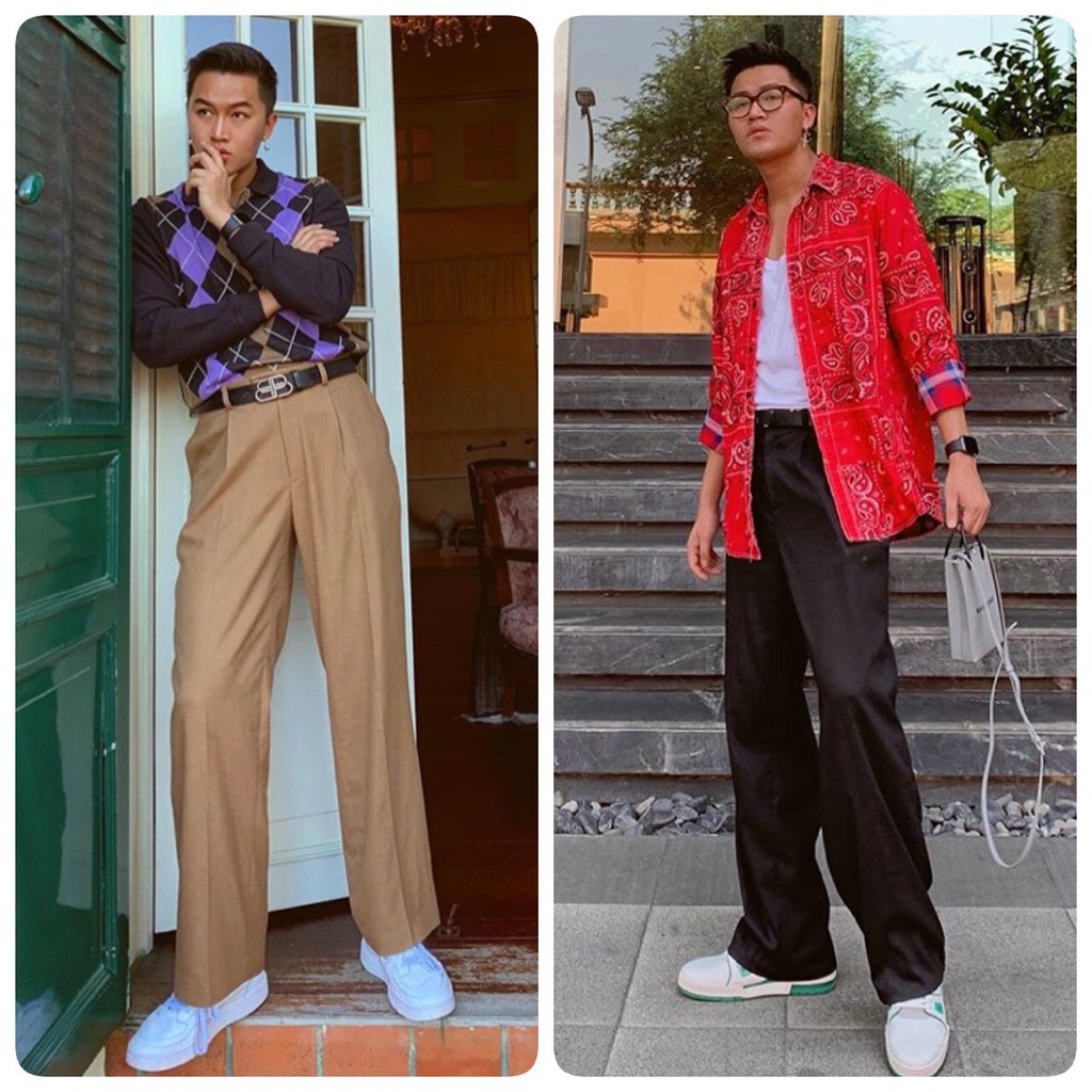 [Mã WASTMAY giảm 15% tối đa 30K đơn 150K] Quần vải ống rộng suông dài unisex dành cho nam nữ siêu cá tính