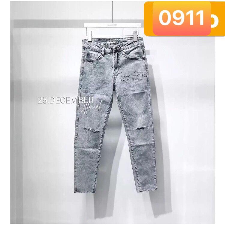 Quần jean nam XuBi ảnh thật 0911