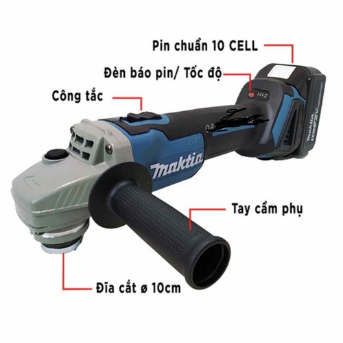Máy Mài, Máy Cắt Dùng Pin Makita, Động cơ không chổi than siêu bền (loại 1)