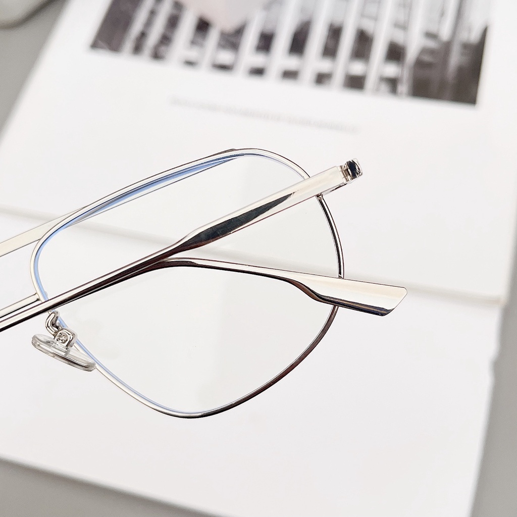 Mắt Kính Chống Bức Xạ Thời Trang Hàn Quốc Cho Nam Nữ